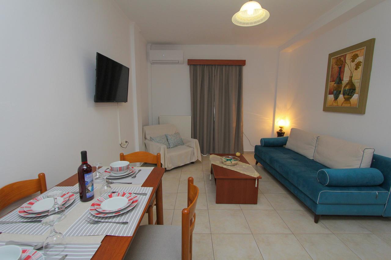 Seablue Houses Tragaki Bagian luar foto