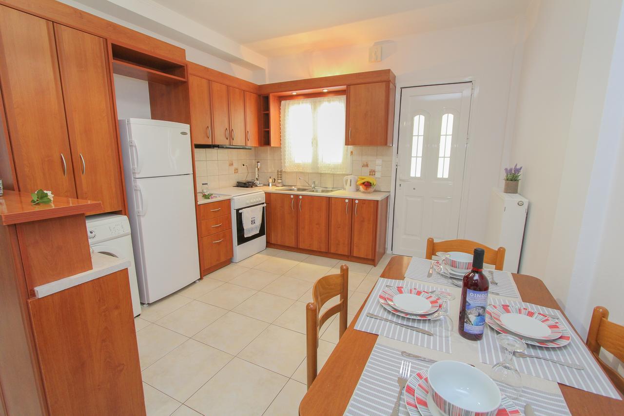 Seablue Houses Tragaki Bagian luar foto