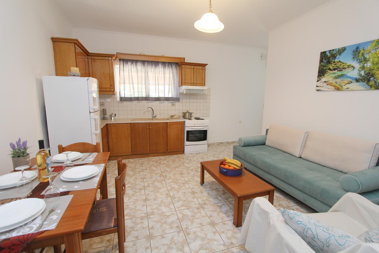 Seablue Houses Tragaki Bagian luar foto